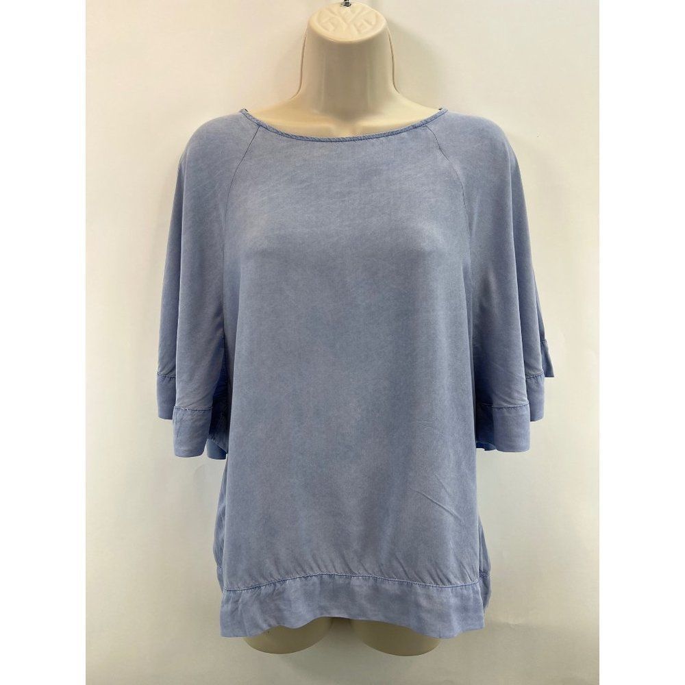Anthropologie La Vi Sam & Lavi Womens Sz XS Light Blue Blouse